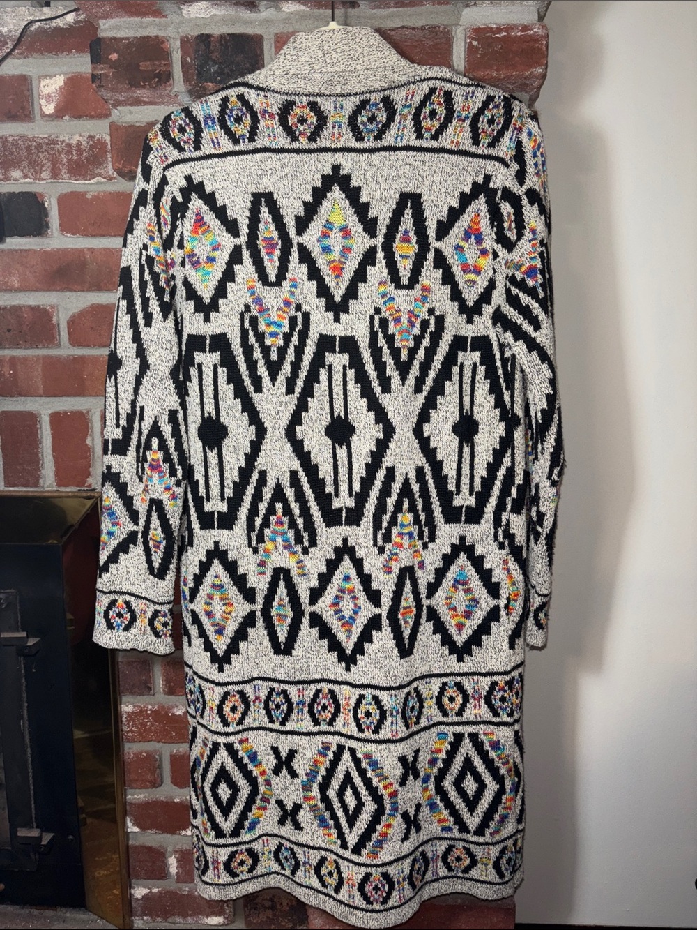 Northern Angel Western Boho Knit Cardigan Yellowstone Aztec Country Size Small - Picture 9 of 12
